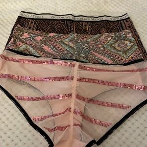 Victoria secret two boy shirt and one hipster